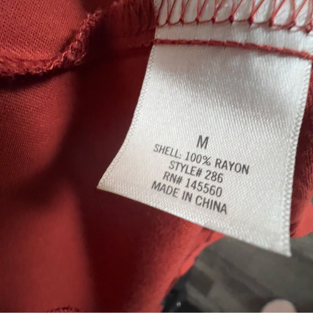 Mi Ami burnt orange colored trench coat size M NWOT - Picture 7 of 7